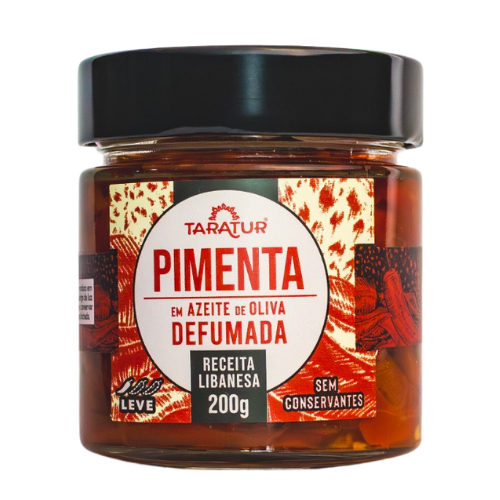 Taratur Alimentos - Pimenta em Azeite de Oliva Defumada
