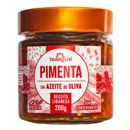 Taratur Alimentos - Pimenta em Azeite de Oliva